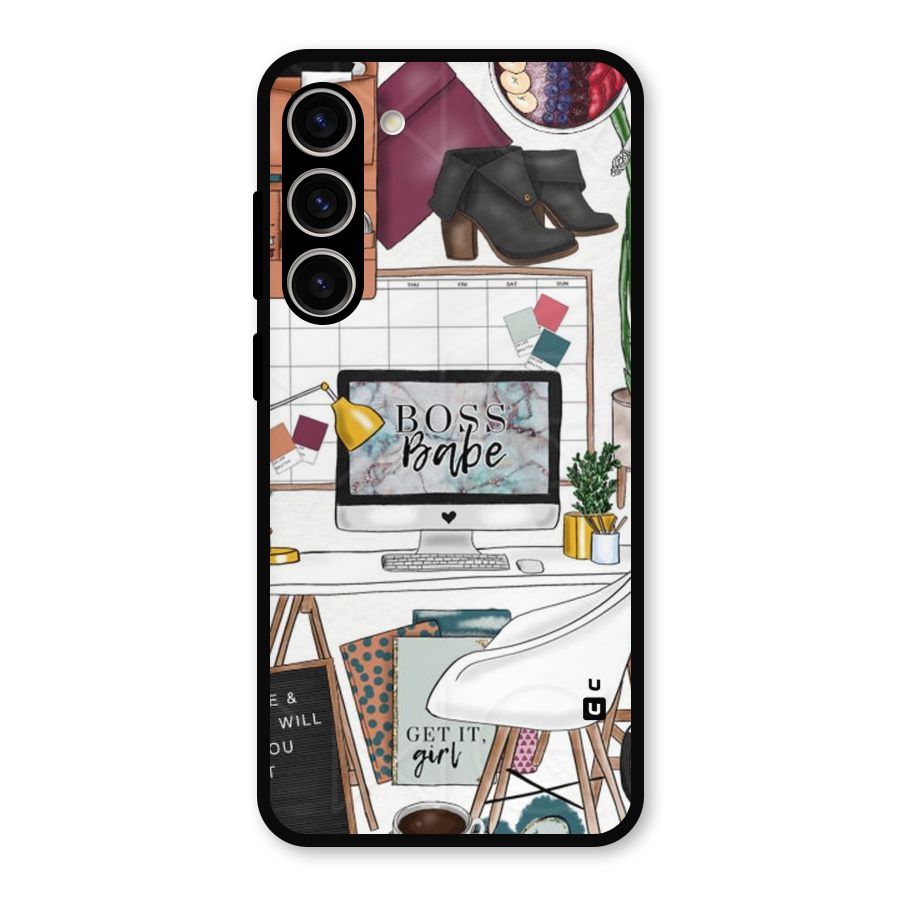 Boss Babe Metal Back Case for Galaxy S23 Plus