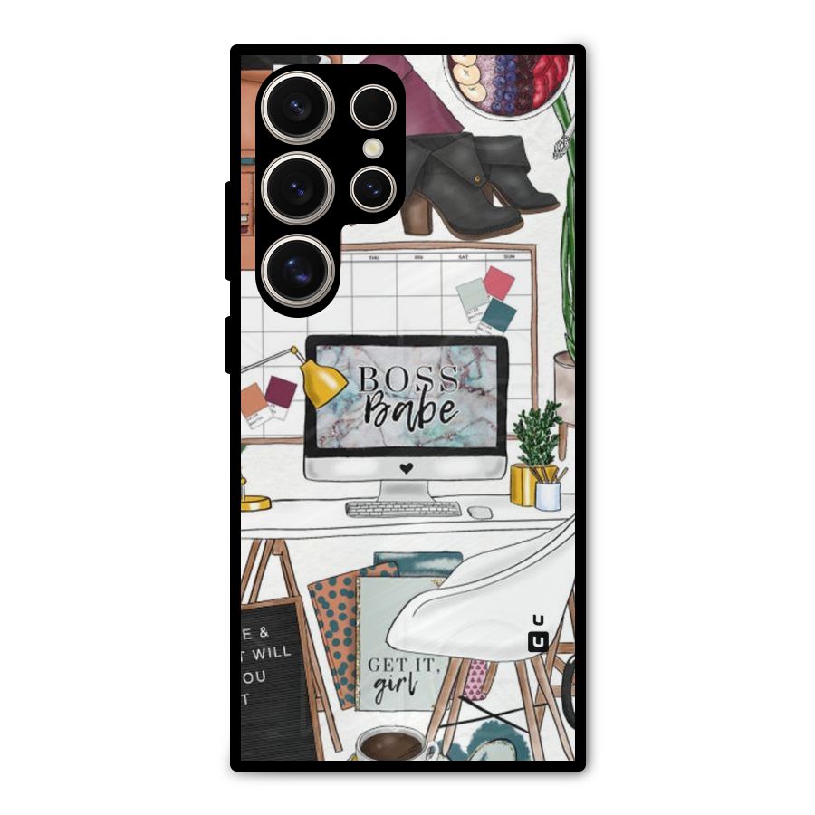 Boss Babe Metal Back Case for Galaxy S24 Ultra