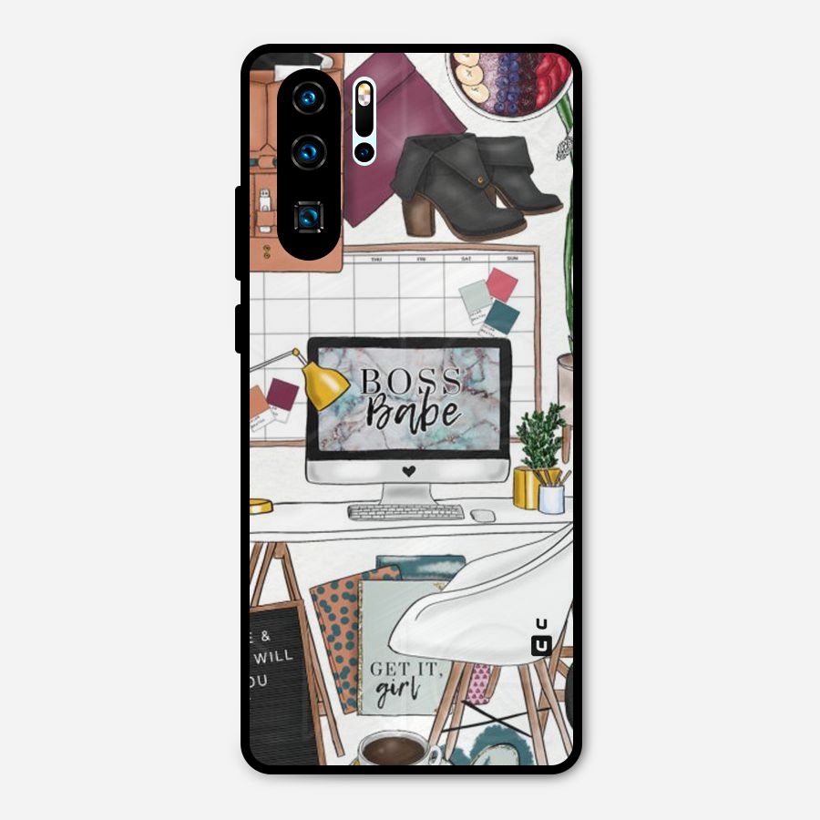 Boss Babe Metal Back Case for Huawei P30 Pro