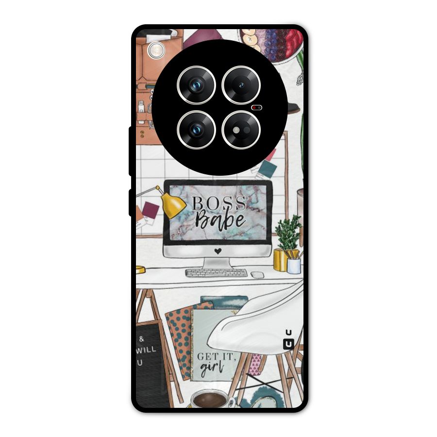 Boss Babe Metal Back Case for Infinix Zero 40 5G