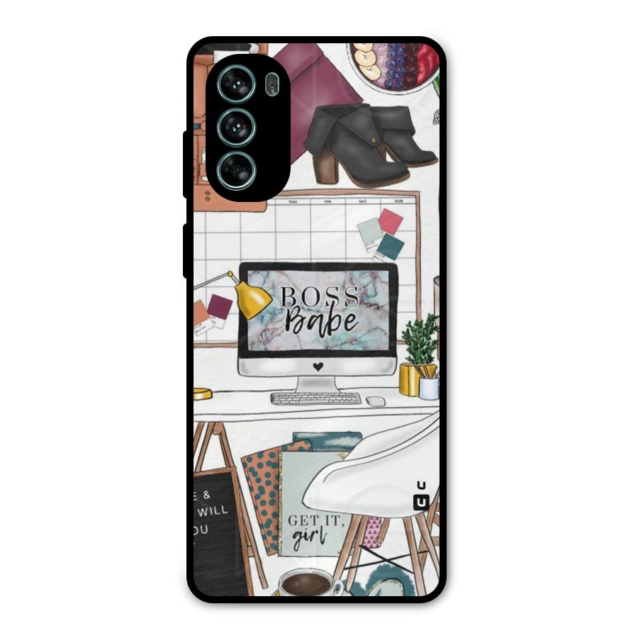 Boss Babe Metal Back Case for Moto G62