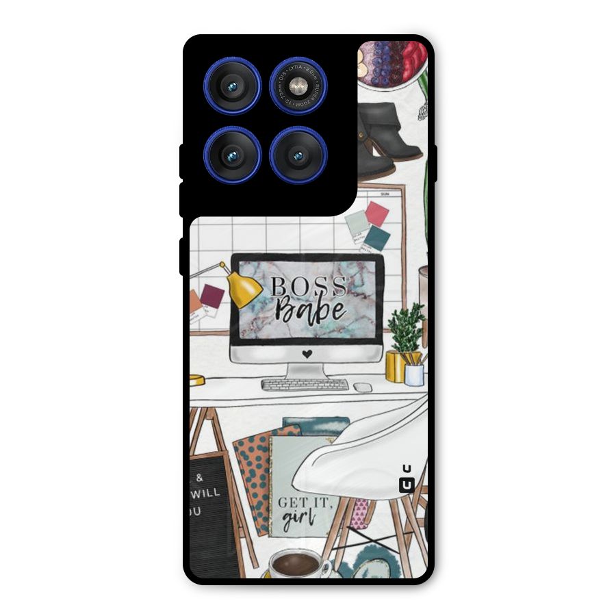 Boss Babe Metal Back Case for Motorola Edge 60 Pro