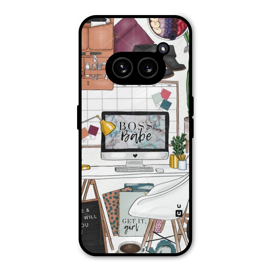 Boss Babe Metal Back Case for Nothing Phone 2a Plus