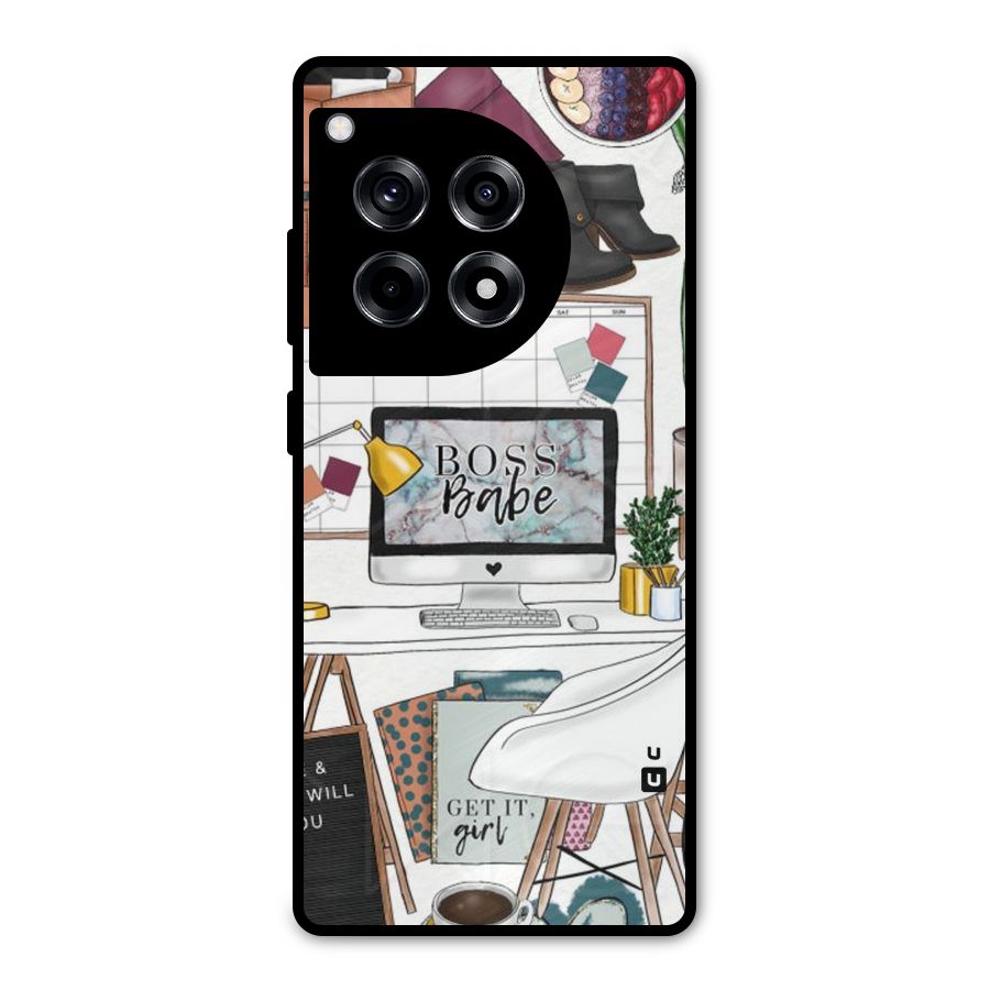 Boss Babe Metal Back Case for OnePlus 12R