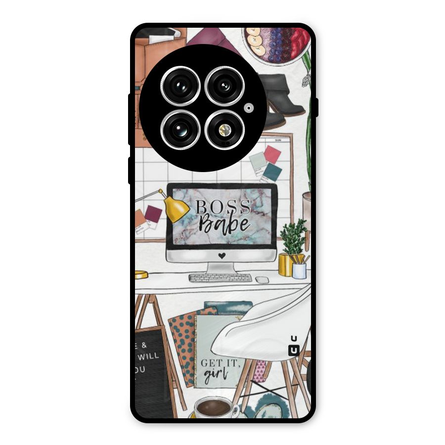 Boss Babe Metal Back Case for OnePlus 13