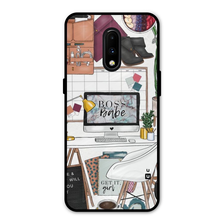 Boss Babe Metal Back Case for OnePlus 7