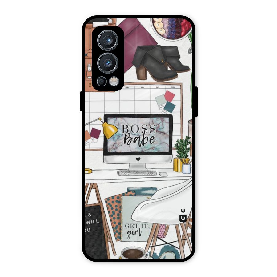 Boss Babe Metal Back Case for OnePlus Nord 2 5G