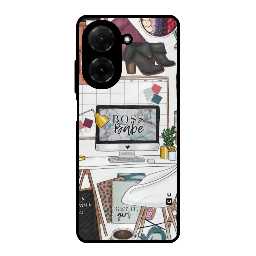 Boss Babe Metal Back Case for Poco C71