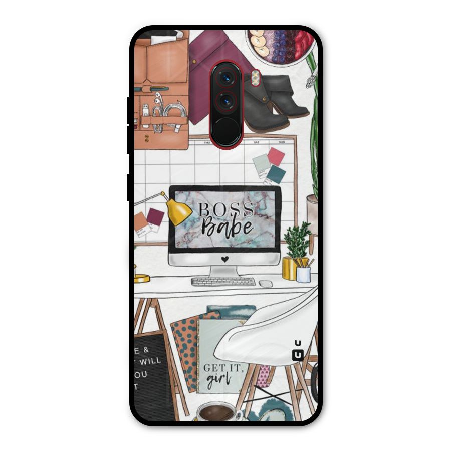 Boss Babe Metal Back Case for Poco F1