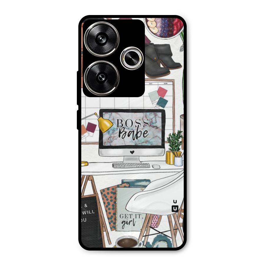 Boss Babe Metal Back Case for Poco F6
