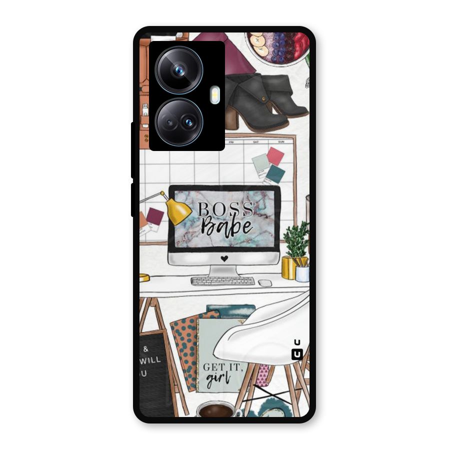 Boss Babe Metal Back Case for Realme 10 Pro Plus