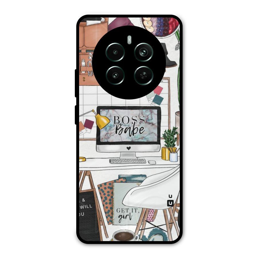 Boss Babe Metal Back Case for Realme 12 Pro Plus