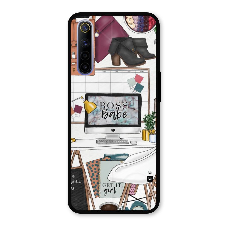 Boss Babe Metal Back Case for Realme 6i