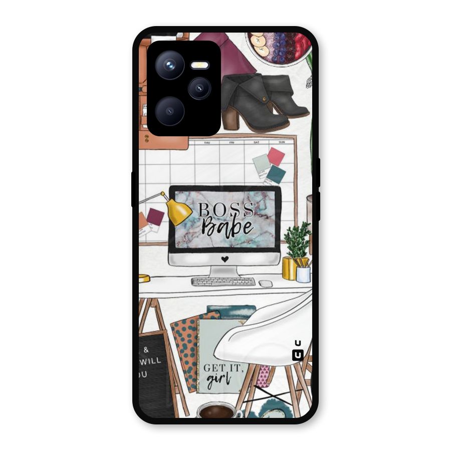 Boss Babe Metal Back Case for Realme C35