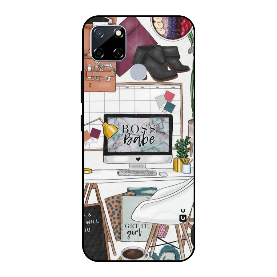 Boss Babe Metal Back Case for Realme Narzo 20
