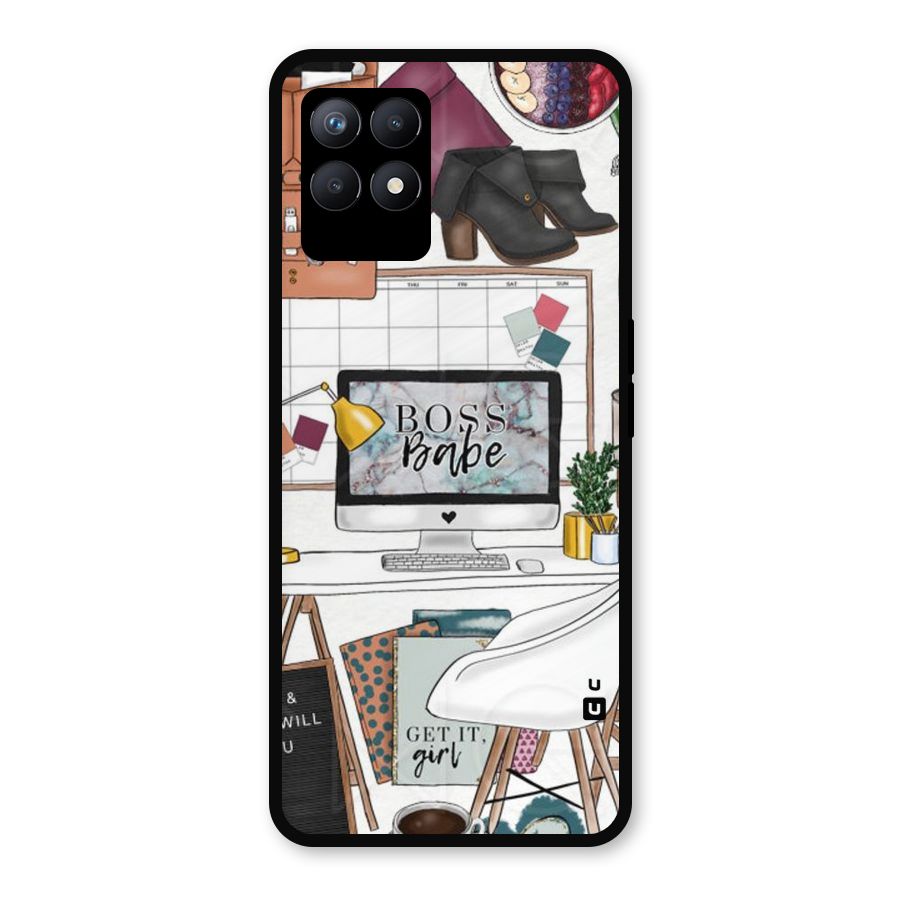 Boss Babe Metal Back Case for Realme Narzo 50