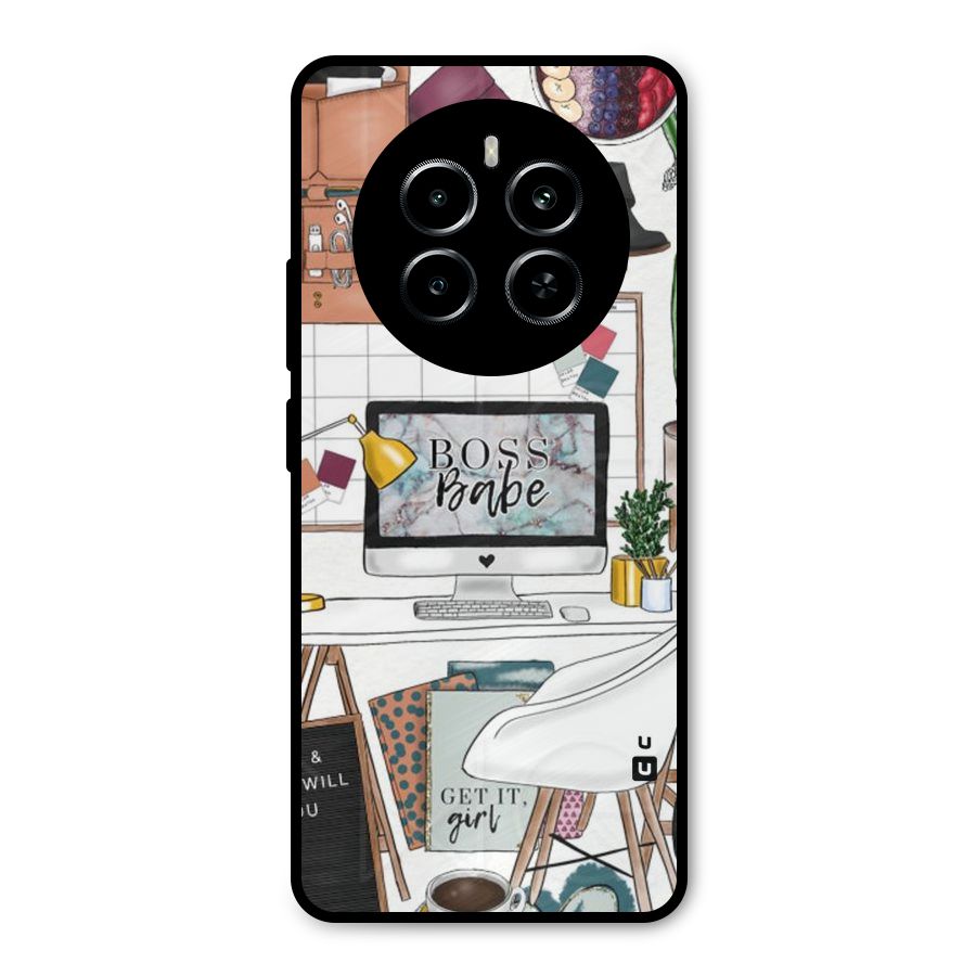 Boss Babe Metal Back Case for Realme P1