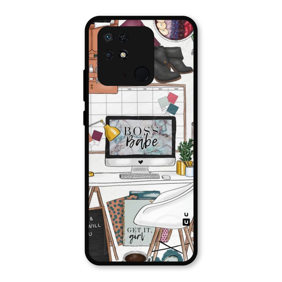 Boss Babe Metal Back Case for Redmi 10 Power