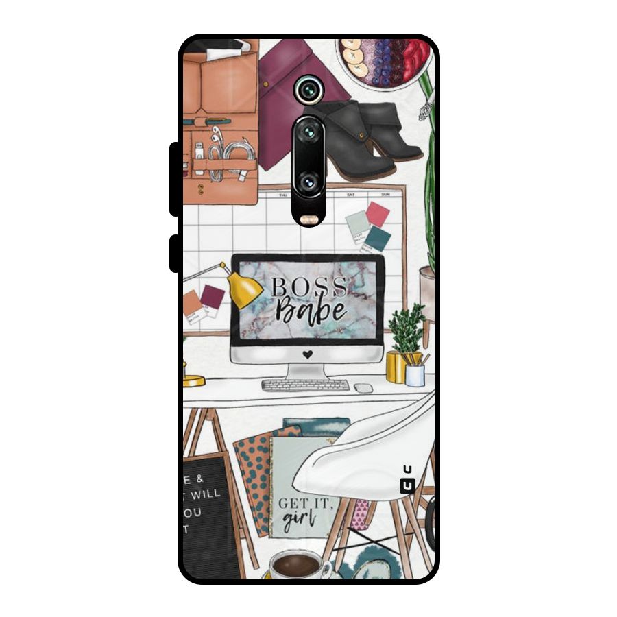 Boss Babe Metal Back Case for Redmi K20