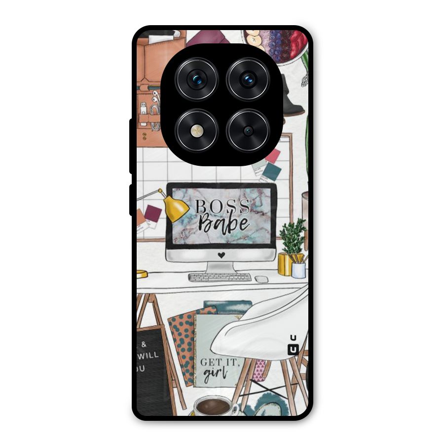 Boss Babe Metal Back Case for Redmi Note 14 Pro 5G