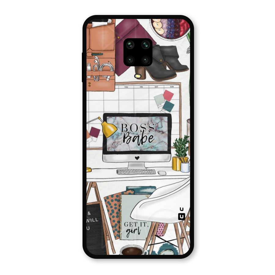 Boss Babe Metal Back Case for Redmi Note 9 Pro