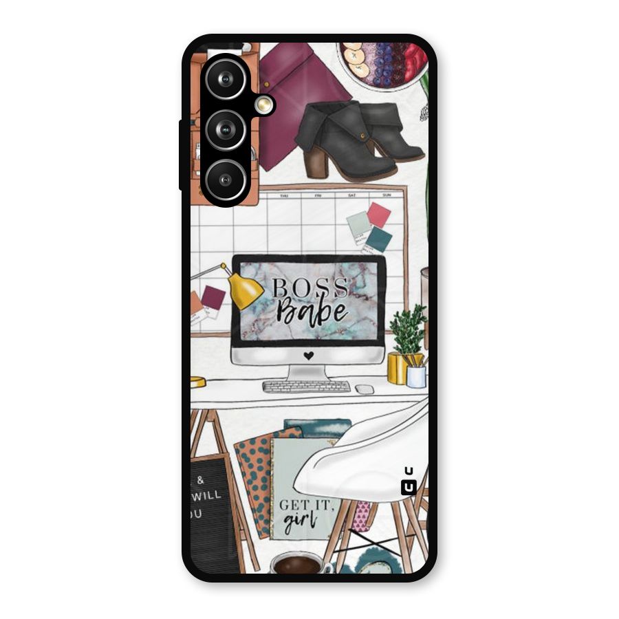 Boss Babe Metal Back Case for Samsung Galaxy M54
