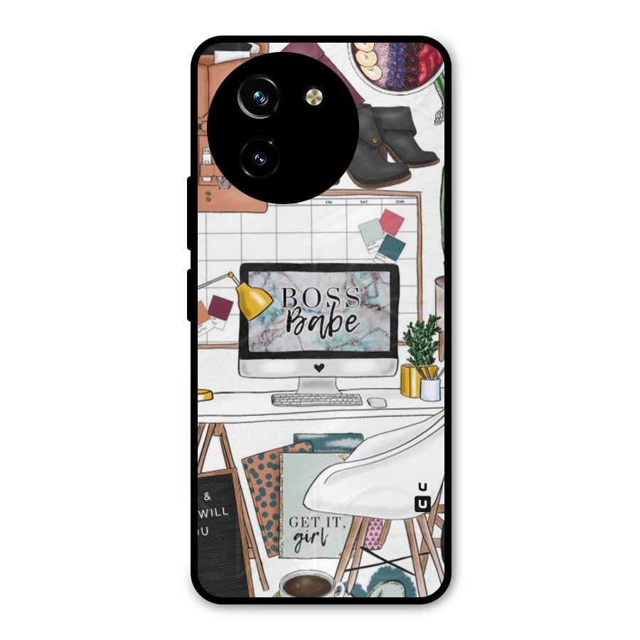 Boss Babe Metal Back Case for Vivo T3x