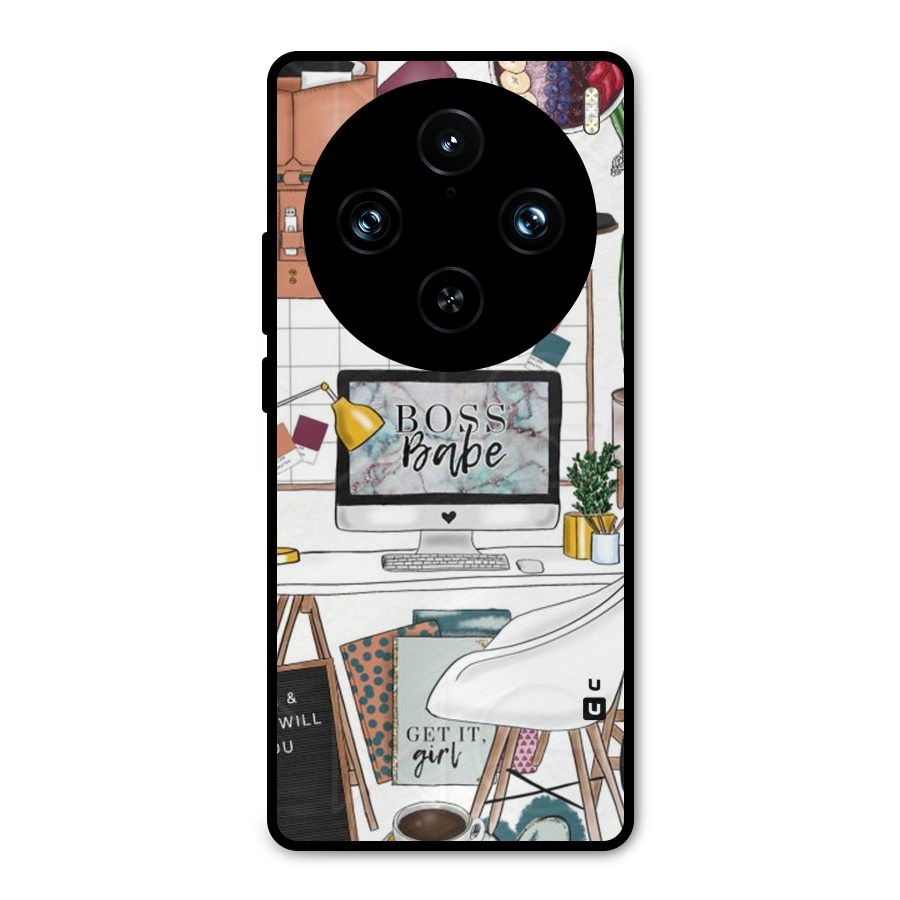 Boss Babe Metal Back Case for Vivo X100 Pro