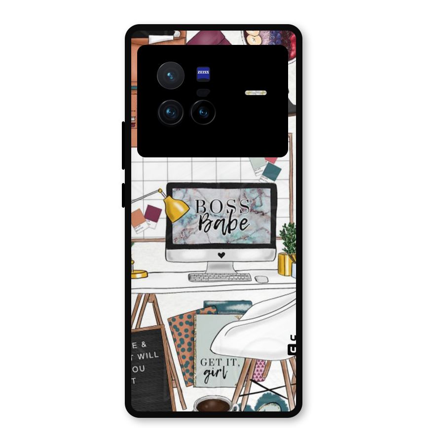 Boss Babe Metal Back Case for Vivo X80