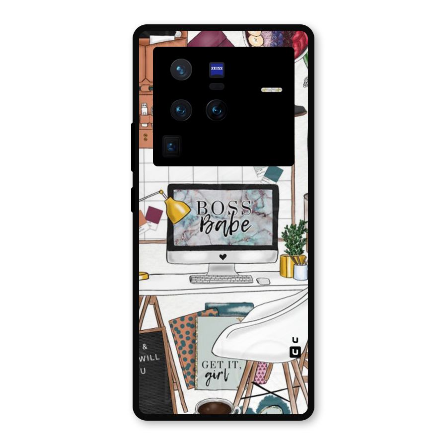 Boss Babe Metal Back Case for Vivo X80 Pro