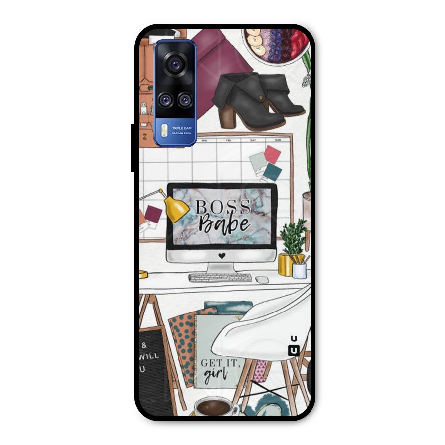 Boss Babe Metal Back Case for Vivo Y31
