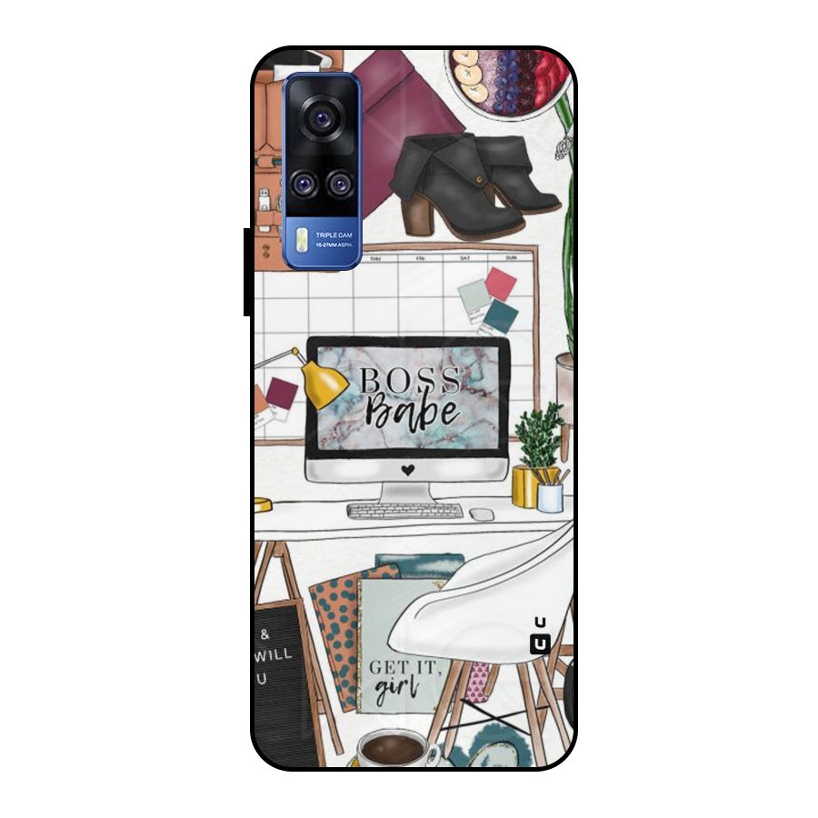 Boss Babe Metal Back Case for Vivo Y51