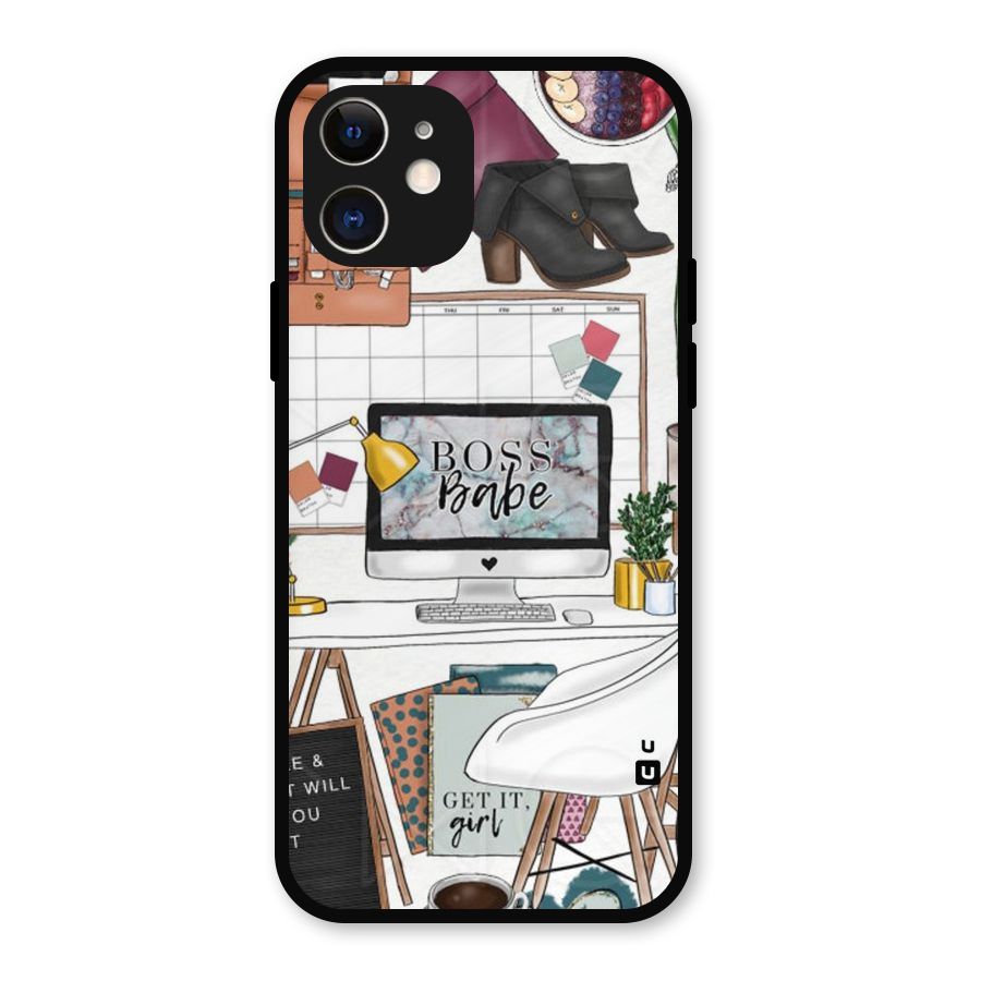 Boss Babe Metal Back Case for iPhone 12