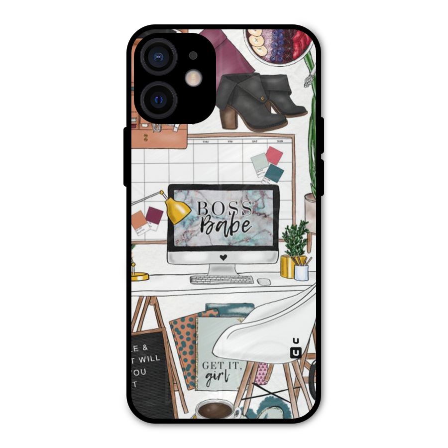 Boss Babe Metal Back Case for iPhone 12 Mini