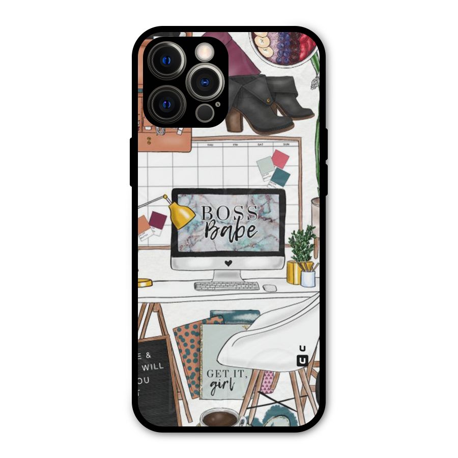 Boss Babe Metal Back Case for iPhone 12 Pro Max