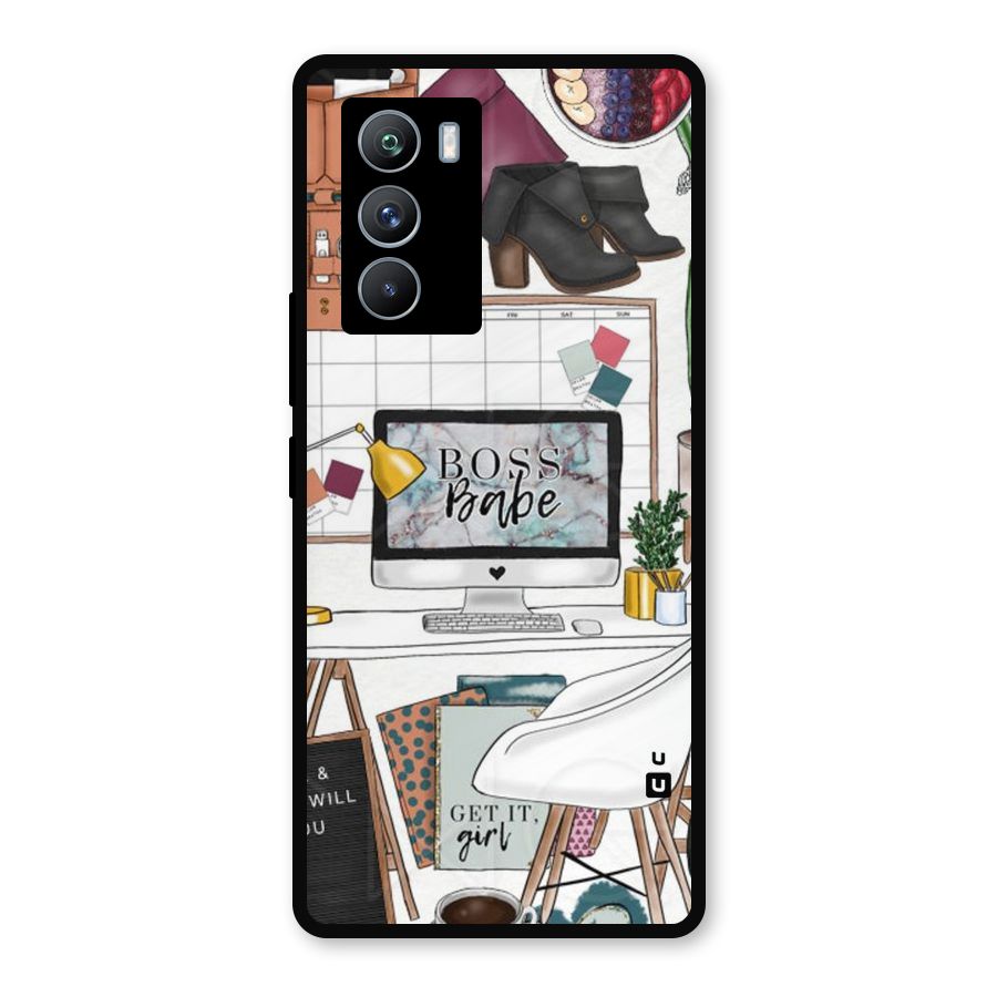 Boss Babe Metal Back Case for iQOO 9 SE