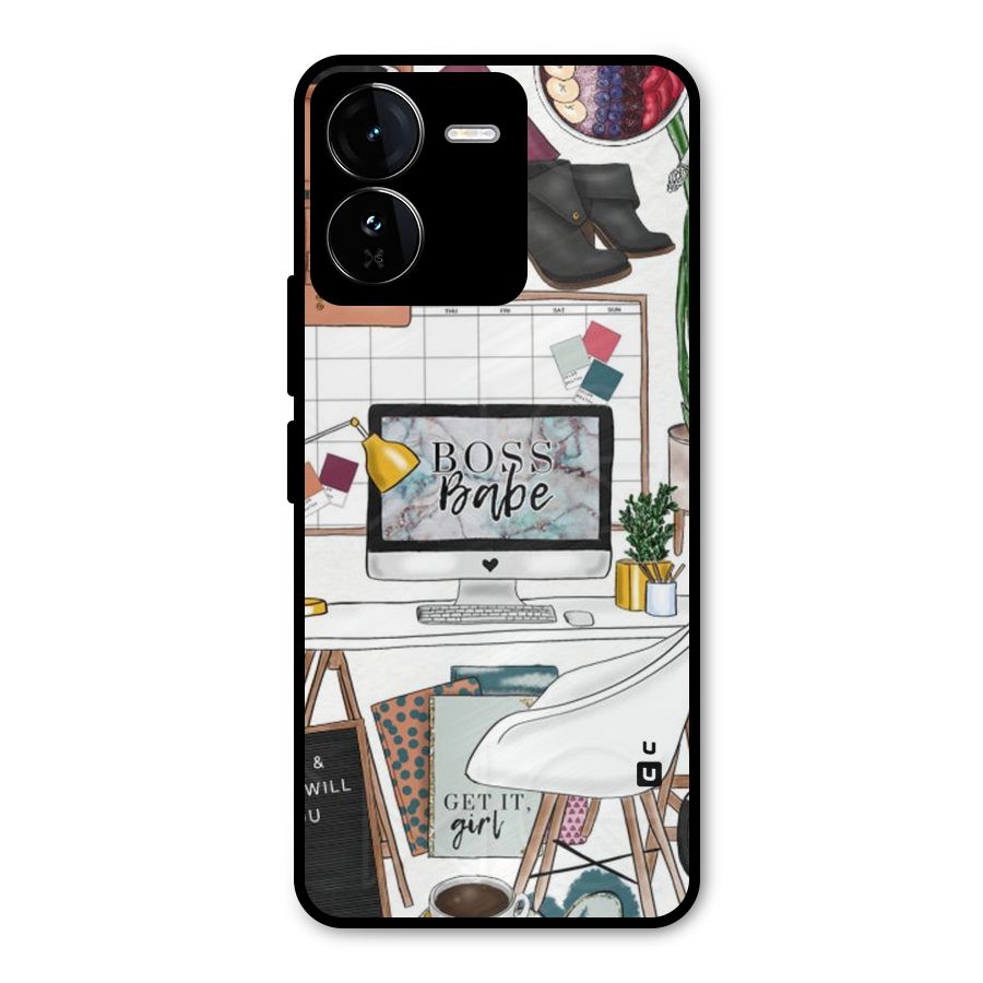 Boss Babe Metal Back Case for iQOO Z9
