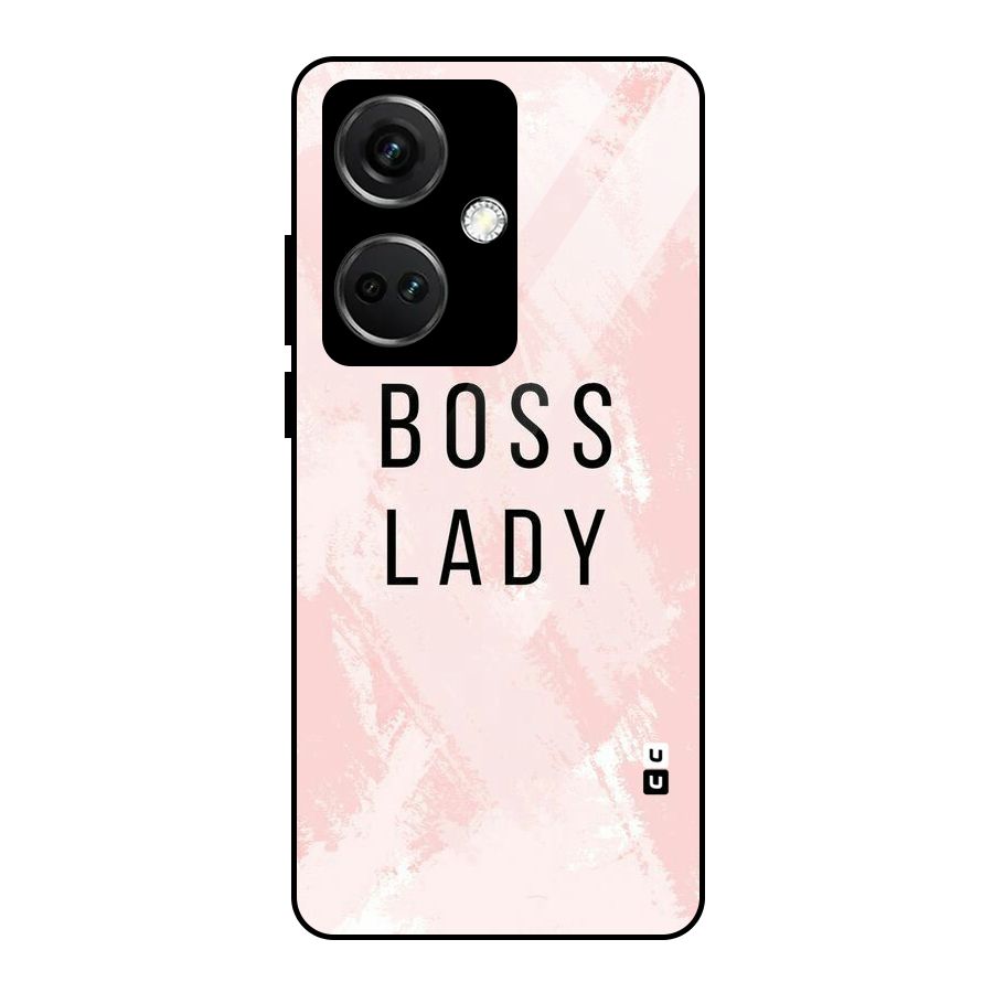 Boss Lady Pink Glass Back Case for OnePlus Nord CE 3 5G
