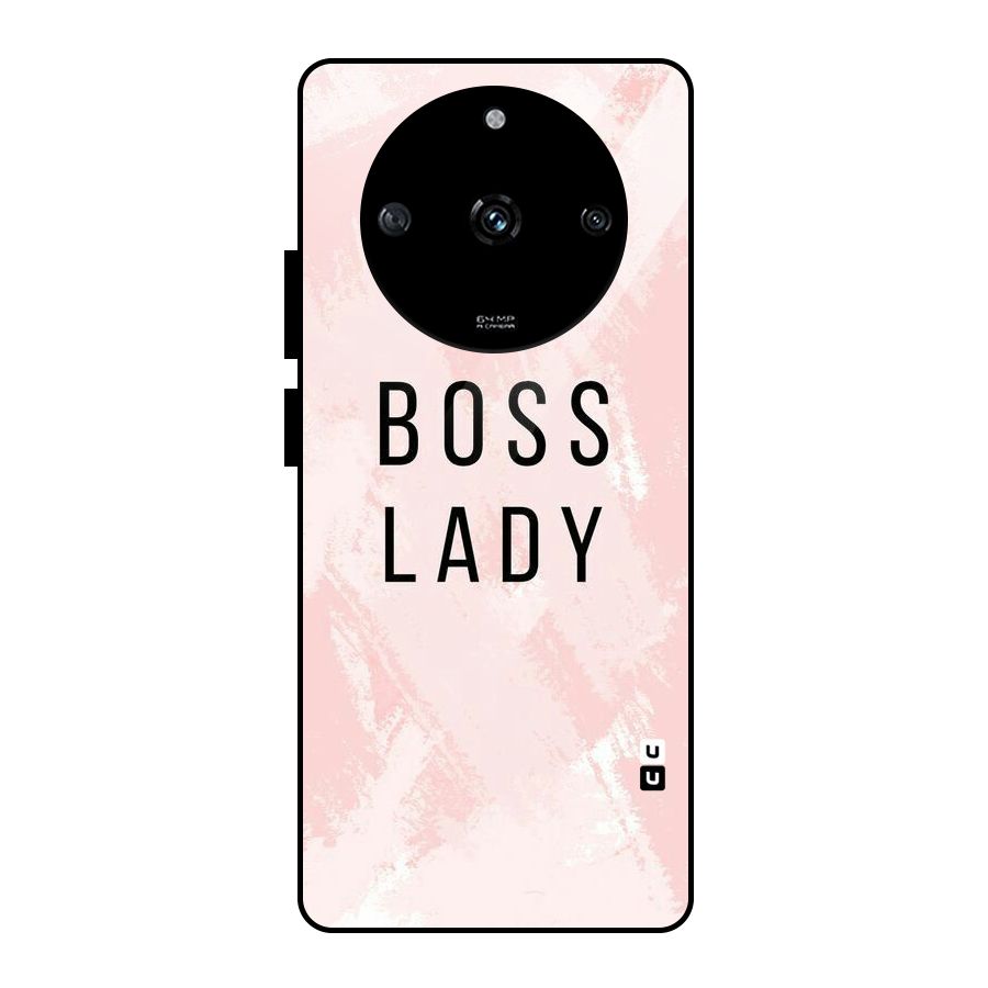 Boss Lady Pink Glass Back Case for Realme Narzo 60 5G