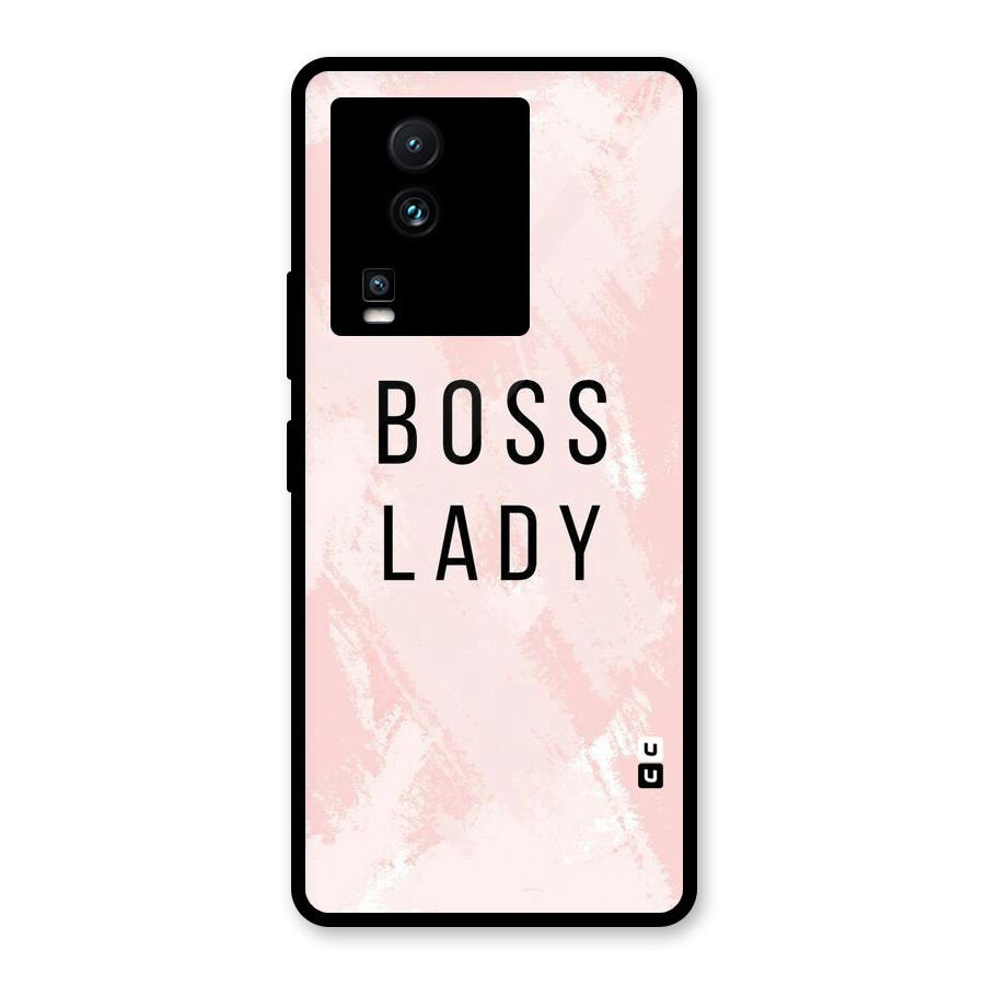 Boss Lady Pink Glass Back Case for Vivo iQOO Neo 7
