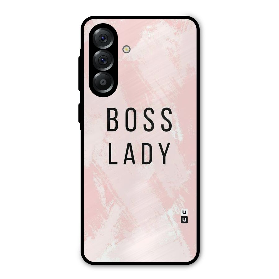 Boss Lady Pink Metal Back Case for Galaxy A36