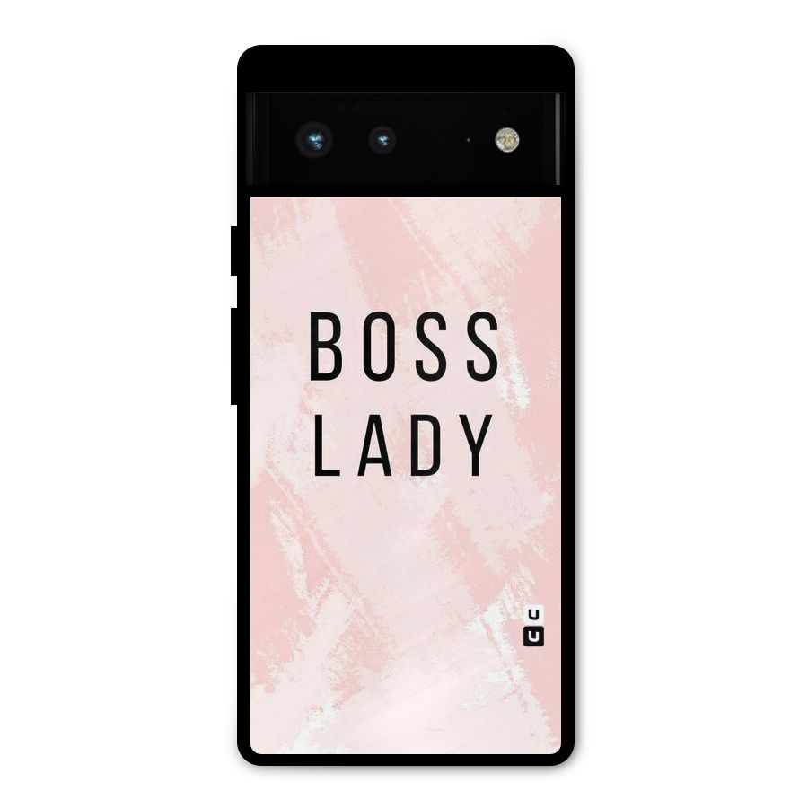 Boss Lady Pink Metal Back Case for Google Pixel 6