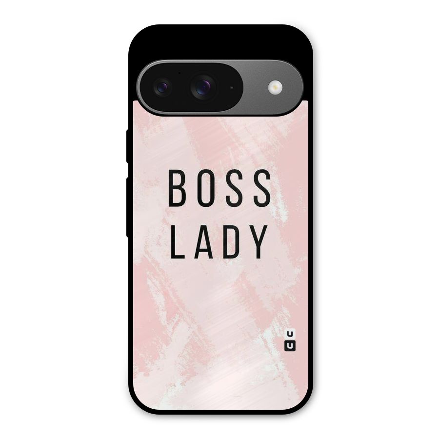 Boss Lady Pink Metal Back Case for Google Pixel 9