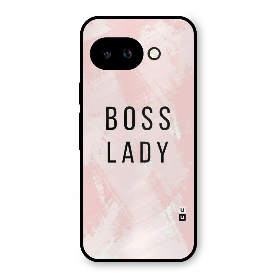 Boss Lady Pink Metal Back Case for Google Pixel 9a