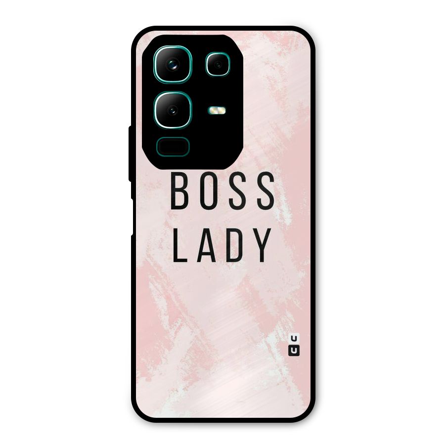 Boss Lady Pink Metal Back Case for Infinix Note 50x