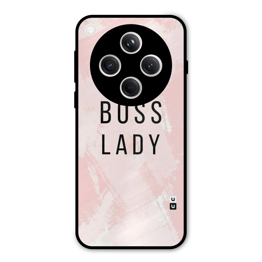 Boss Lady Pink Metal Back Case for Oppo Find X8
