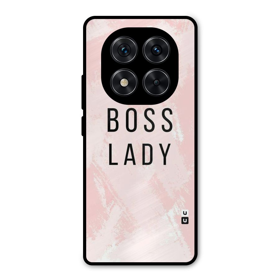 Boss Lady Pink Metal Back Case for Poco X7