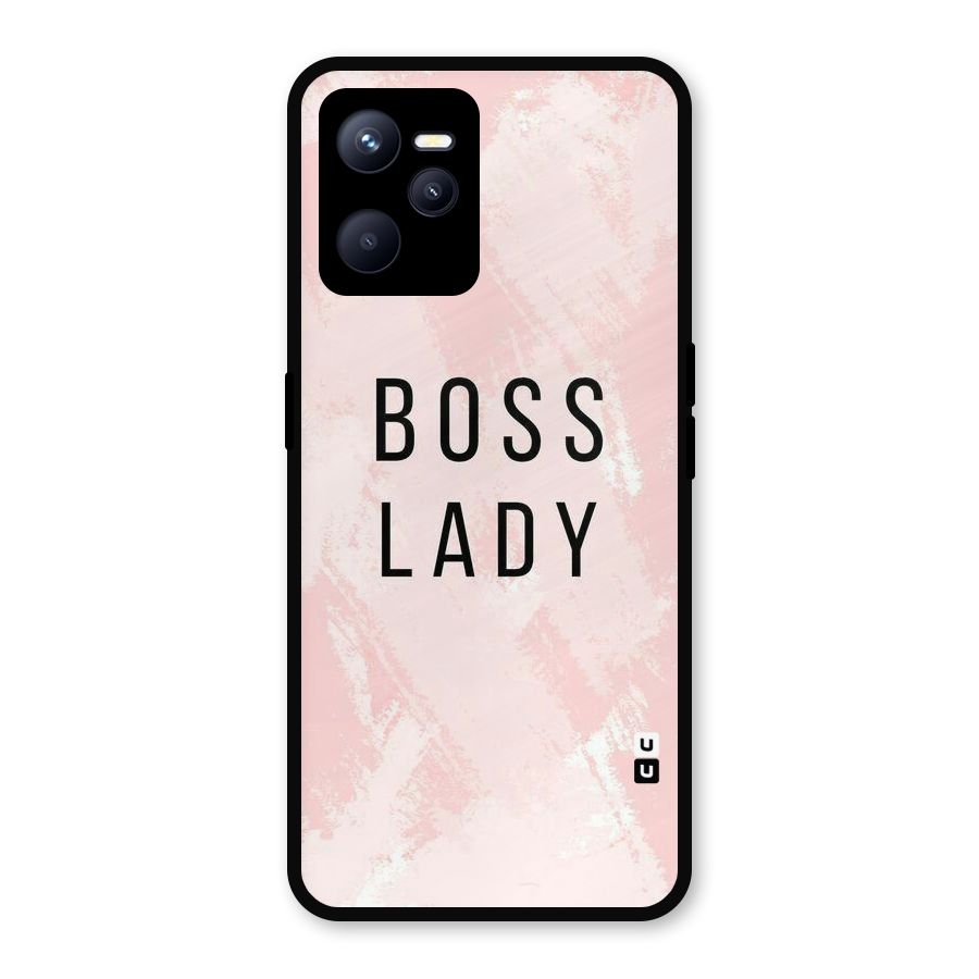 Boss Lady Pink Metal Back Case for Realme C35