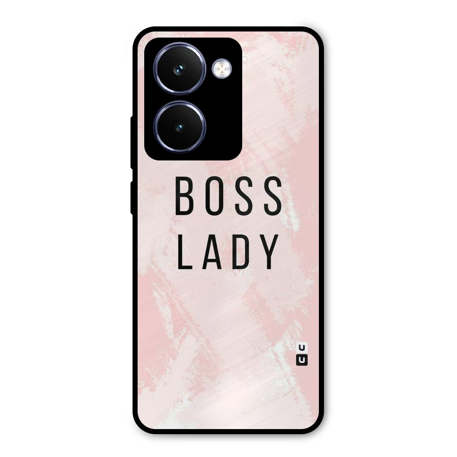 Boss Lady Pink Metal Back Case for Realme P3 Ultra