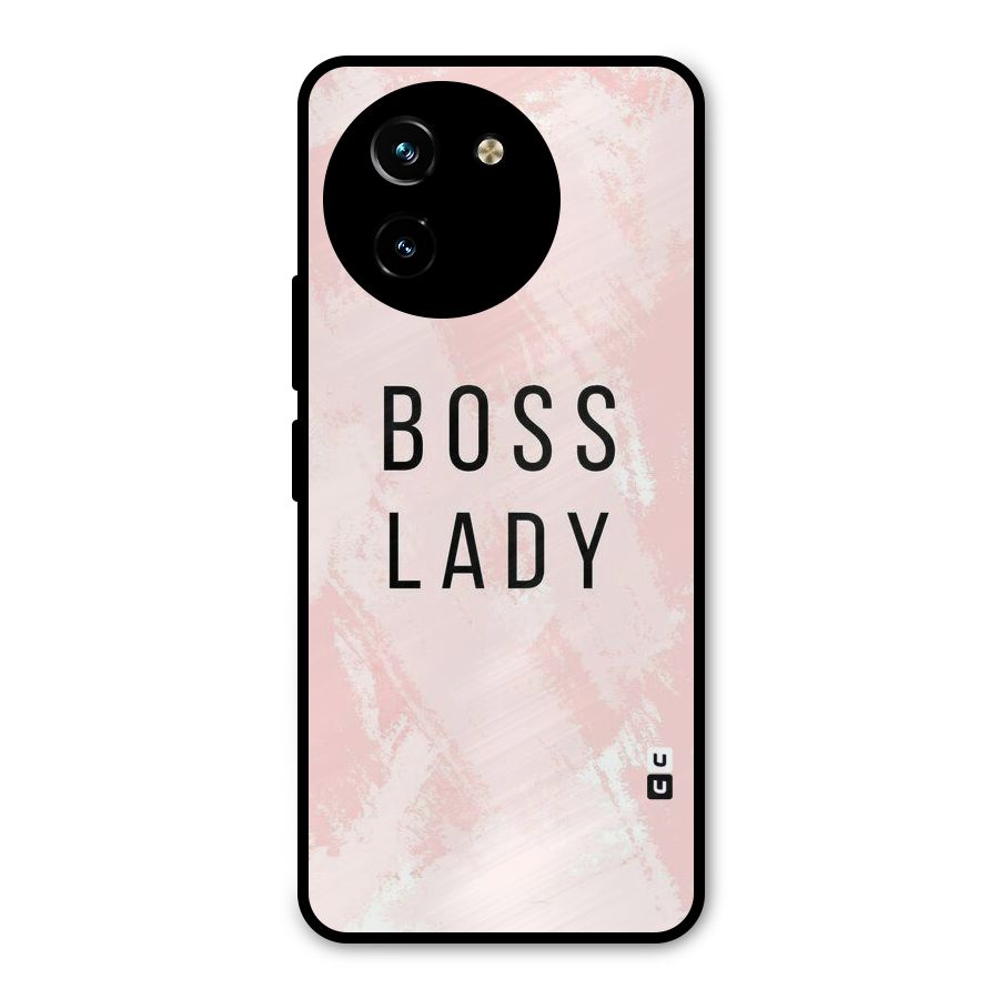 Boss Lady Pink Metal Back Case for Vivo T3x